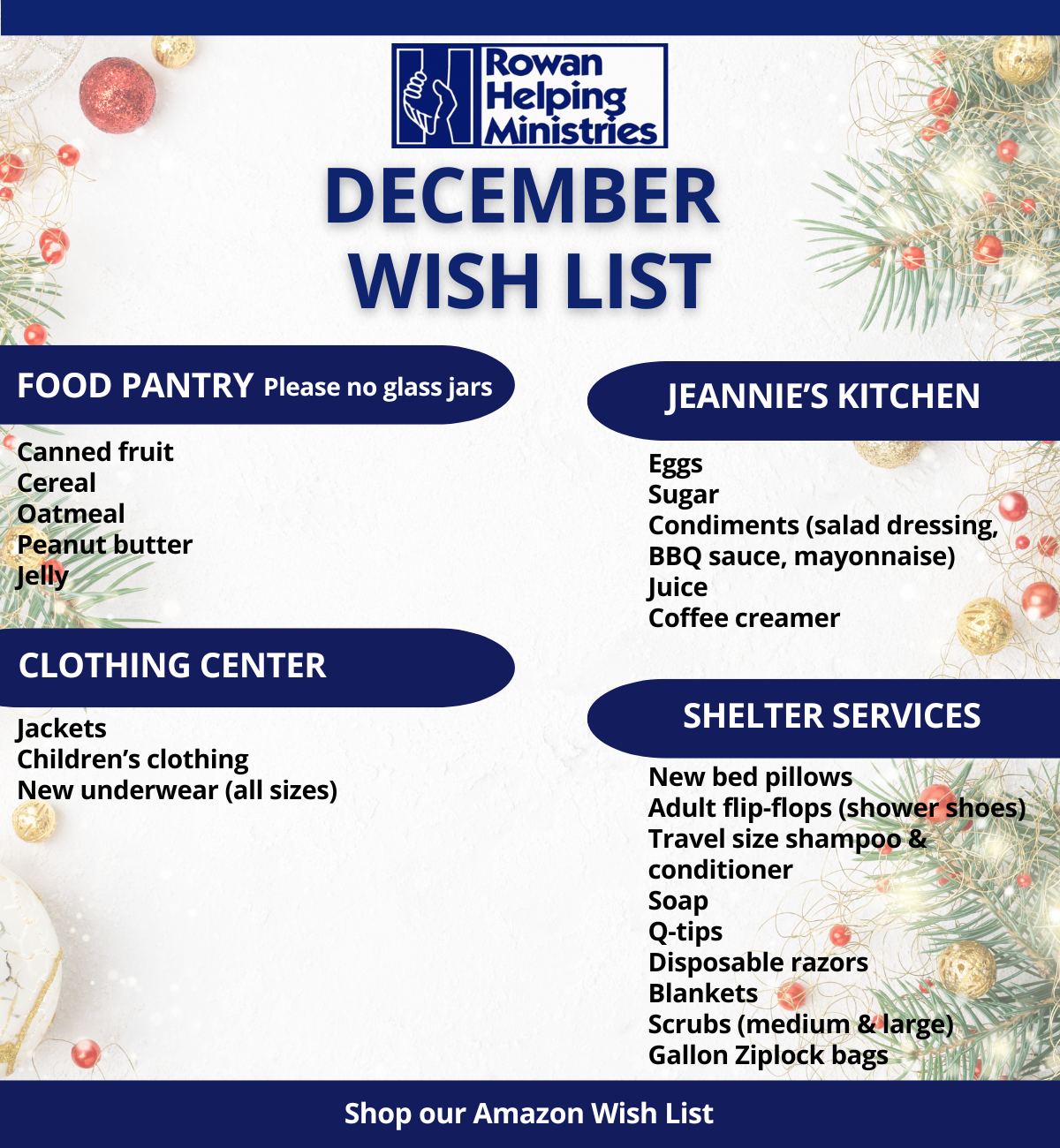 December 2025 Wish List October Wish List